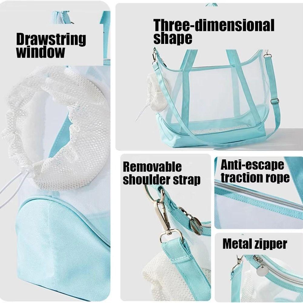 Ультралегкая сетчатая переноска для кошек, большое пространство, сумка-переноска для кошек, удобные рюкзаки для путешествий с животными, собака