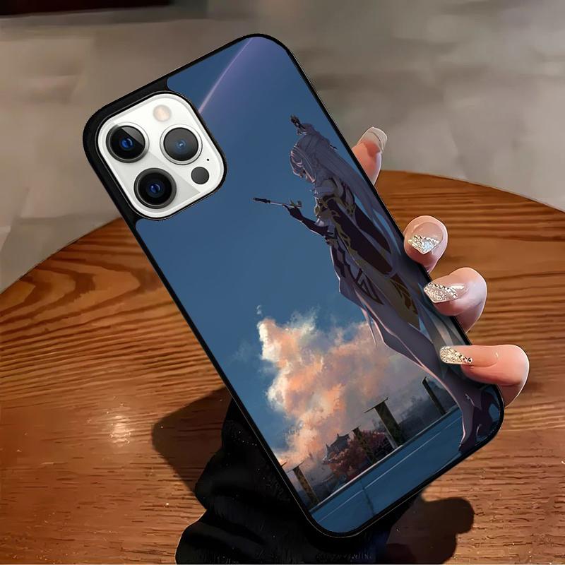 Genshin Impact NingGuang Phone Case For iPhone 17 Air 16 15 14 13 12 11 Pro Max Max Plus Bumper Case Cover