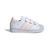 adidas Оригинальные Superstar Удобные Универсальные Амортизирующие Прочные Низкие Детские Кроссовки Детские Кроссовки Белые IF3573