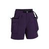 Under Armour Casual Comfortable Straight Leg Cargo Shorts With Logo Decoration Women Shorts Formal-Purple 1388063-541