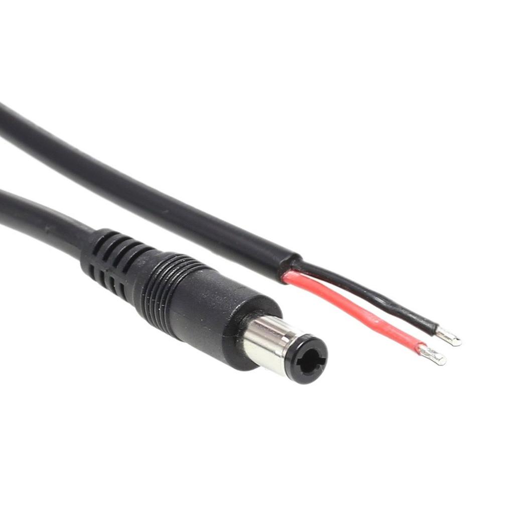 1 упаковка кабеля питания DC6330 с косичками, вилка 6,3 x 3,0 мм к 2-контактному оголенному проводу с открытым концом, замена блока питания