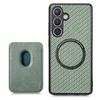Чехол для Samsung Galaxy S25+ Магнитный Съемный Держатель для Карт Задняя Крышка Телефона