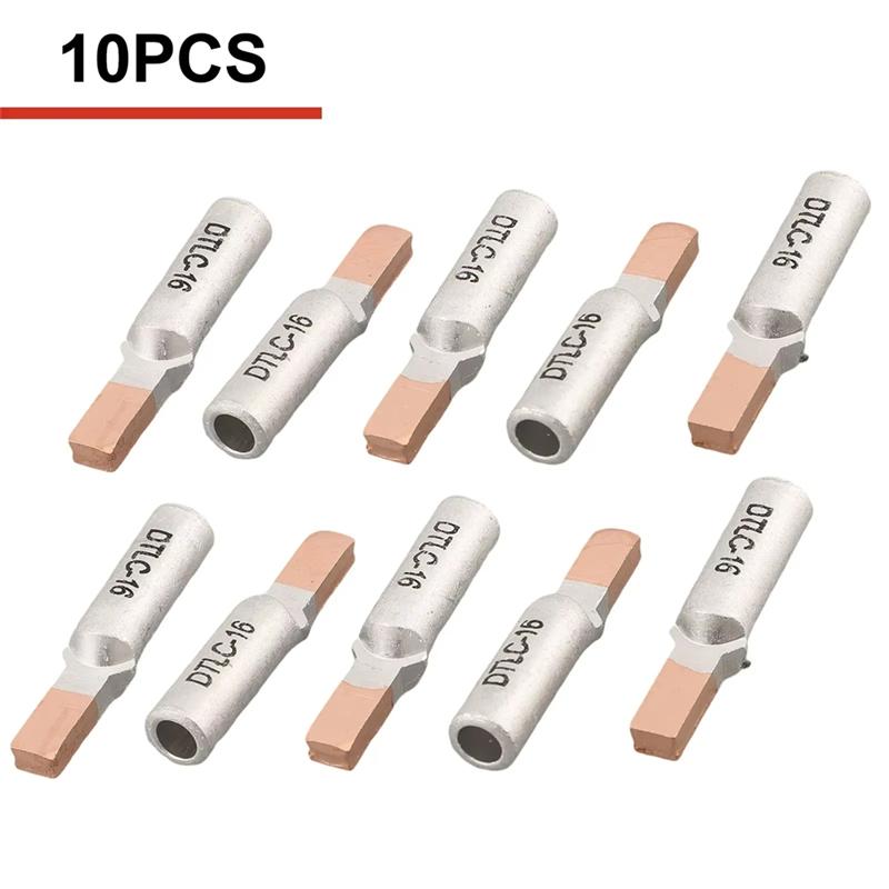 10Pcs Circuit Breaker Copper Aluminum Cable Terminal Electric Meter Wire Connector DTLC-25-B61B