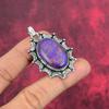 Purple Copper Turquoise Pendant, 925 Solid Sterling Silver Jewelry, Gemstone Pendant, Gift For Her Handmade Dainty Jewelry