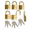 Waki Sangyo TWE Same Key Cylinder Lock Padlock Warehouse Door Security 6 Units 9 Included Keys 40mm VA-035