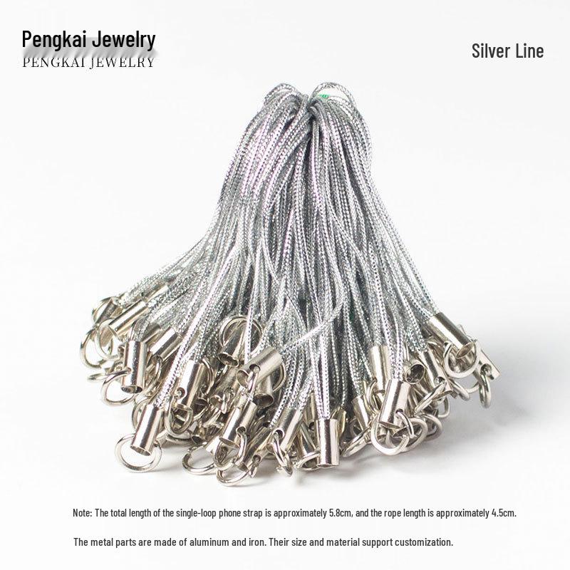 Красочный шнурок для украшений своими руками: Металлическая трубка Однопетлевой телефонный шнур с кольцевой пряжкой