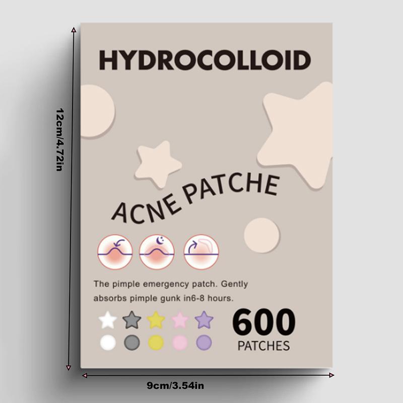 600 Pcs/Set Star Pimple Patch Acne Colorful Invisible Acne Removal Skin Care Stickers Concealer Face Spot Beauty Makeup Tools