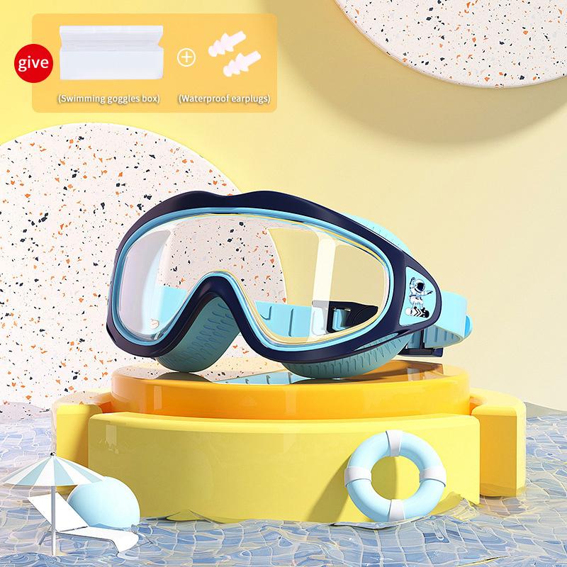 1Pcs Boys Girls Professional Diving Goggles Glasses Children Swimming Goggles Caps Waterproof Anti-fog Big Box
