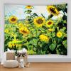 Sunflower Flower Tapestry Wall Chart Hippie Boho Tapestry Colorful Psychedelic Home Living Room Bedroom Decoration