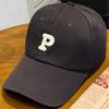 Мужская летняя бейсболка с вышивкой буквы P для защиты от солнца, дышащая