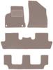 Бежевые велюровые коврики для: Пежо 5008 I 7 мест (2009-2017 гг.)