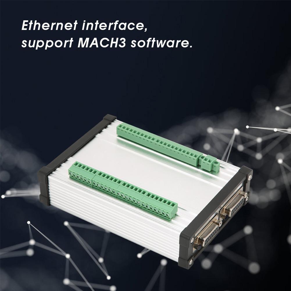 NVEC400 Ethernet MACH3 Interface Board 1MHz Output With Shielded Aluminum Shell( 4 Axis)
