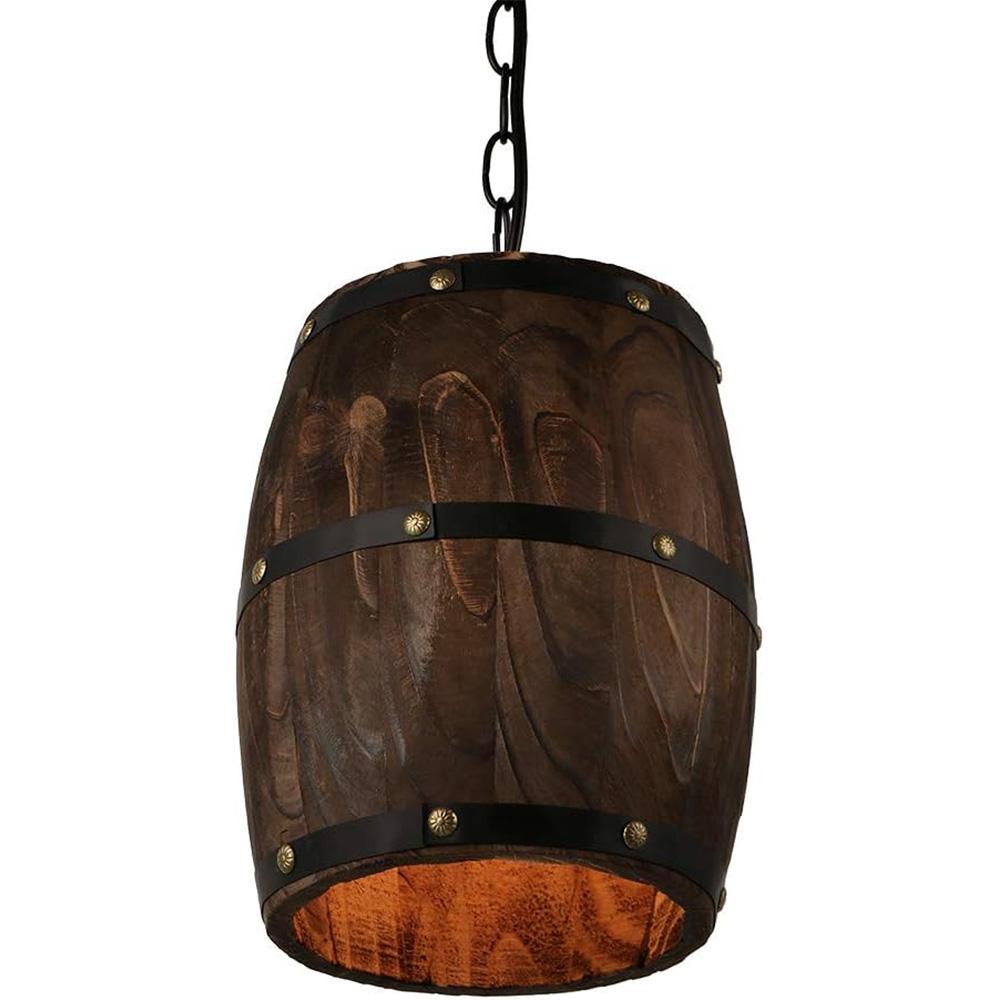 Деревенская винтажная деревянная бочка, люстра, бар, кафе, гостиная, столовая, лофт, склад, студийное освещение