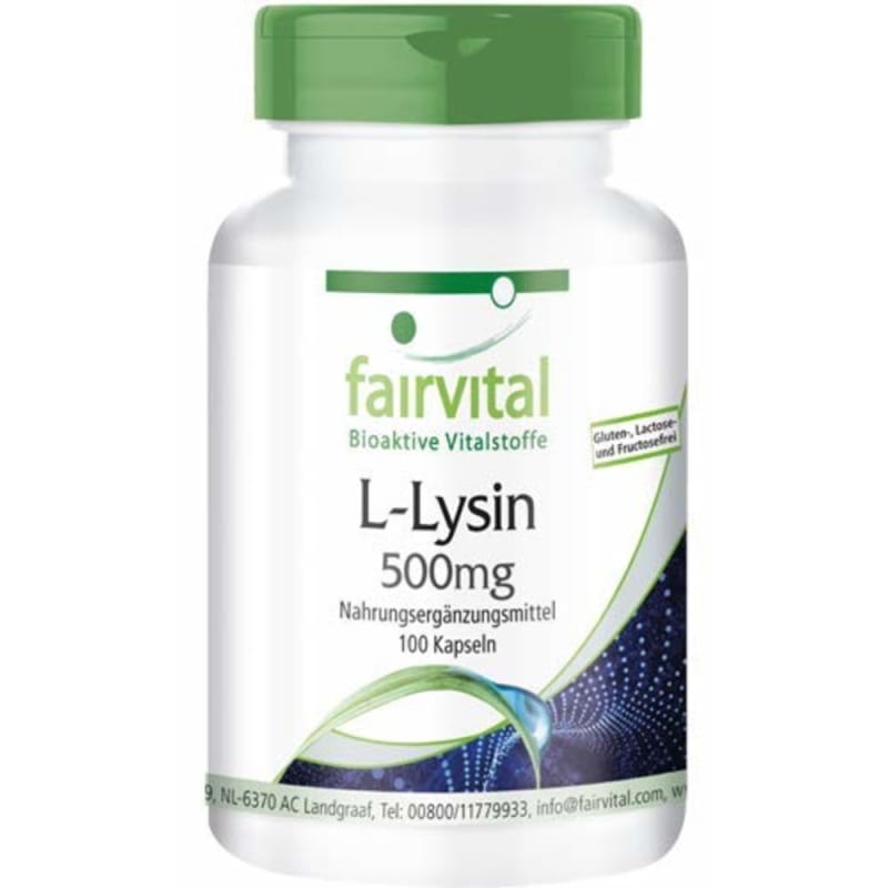 Fairvital L-лизин 500 мг 100 капсул