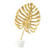 Leaves Cement Base Iron Leaf Desktop Ornament  Study Desk Side Table Adornment