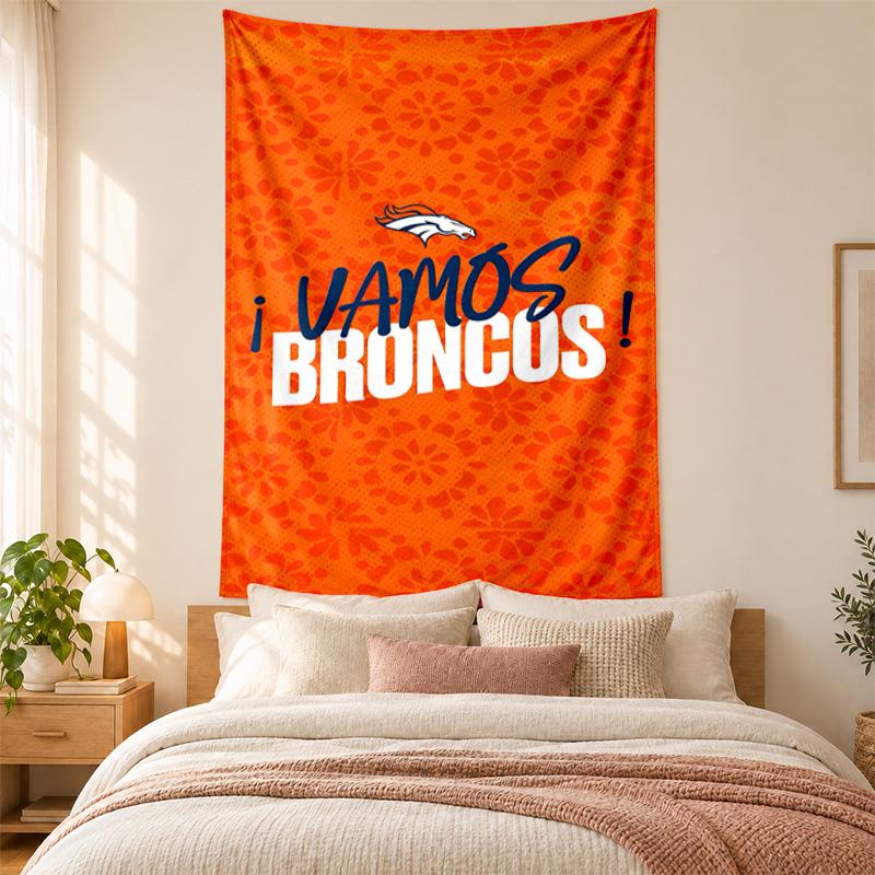 Denver Broncos Tapestry highquality for decorating living room bedroom dorm walls ideal as bedroom wallart orholiday gift