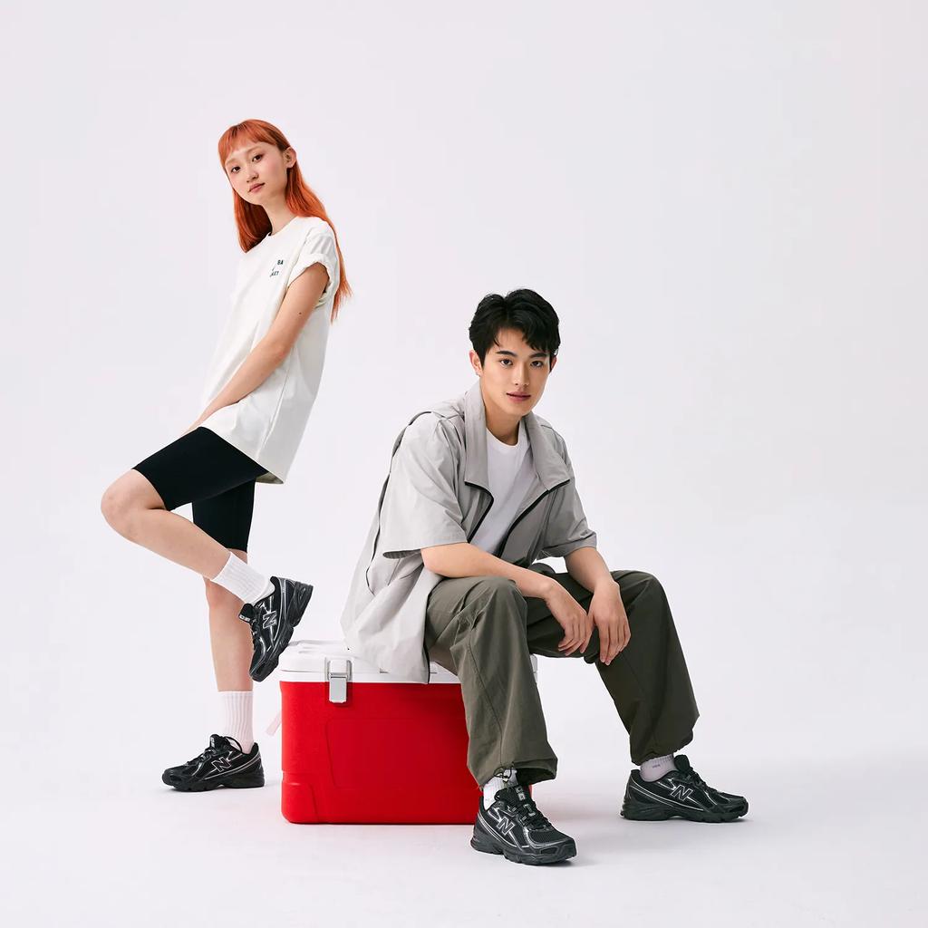 New Balance Кроссовки 740v2 'Черный Серебристый Металлик' U740BM2