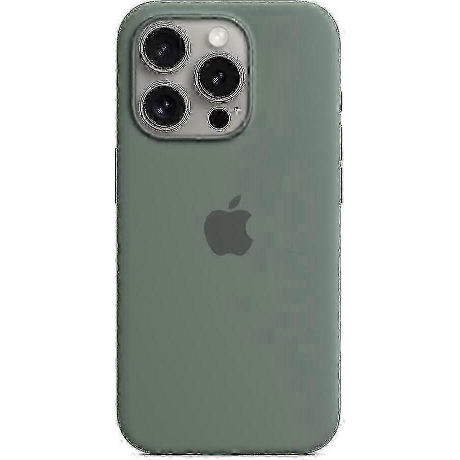 For Apple iPhone 15 Pro Silicone Case with MagSafe Yugm