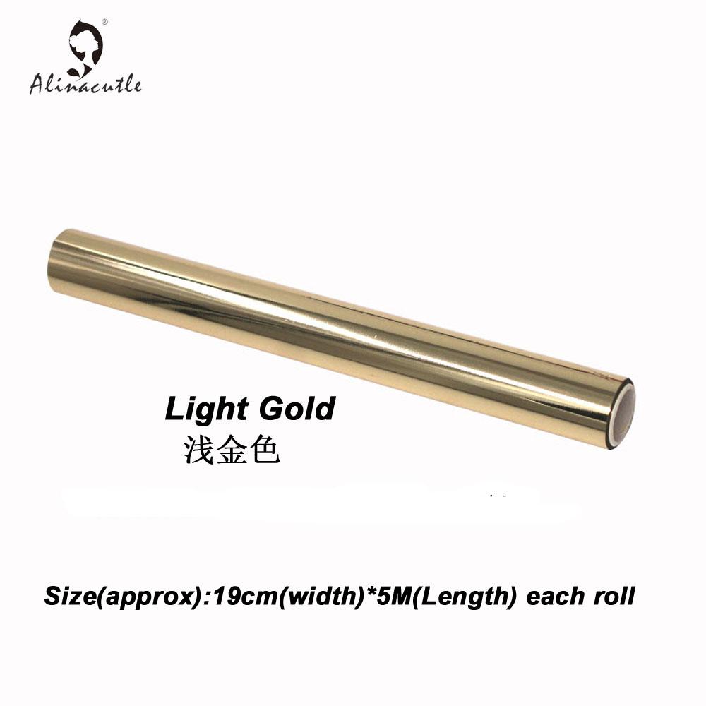 5M(длина)X19CM(Ширина) Фольгированная пленка с реактивным тонером, упаковка из ПВХ-трубки, можно использовать с ламинатором, бумажная голографическая переводная фольга