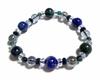 Evil Protection Safety Work Amulet Natural Stone Power Stone Bracelet Lapis Lazuli Azuromalachite Cosmo Aura Green Aura Apatite Natural Crystal Inner