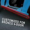 Крышка для сварки зажима для Ford Bronco 4Door 2021 2024 2024 Trail Armor, пороги, защитные панели, боковые юбки, сплиттер, стильный спортивный кузов