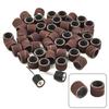 Grinding Sanding Bands 80Grit Drum Sleeves W/ 2 Mandrels Rotary Tool Abrasive Uk