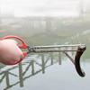 Extra Long Anti-slip Tooth Clamp Red Handle Seafood Hand Tool  Ricefield Eel Fishing