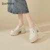 Женские лоферы на массивной платформе и каблуке Daphne