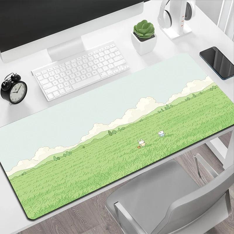 1pc Purple Lavender Large Mouse Pad Rubber NonSlip Pads Offices Accessories Laptop Keyboard Table Mat Deskpad Pc Xxl 400x800