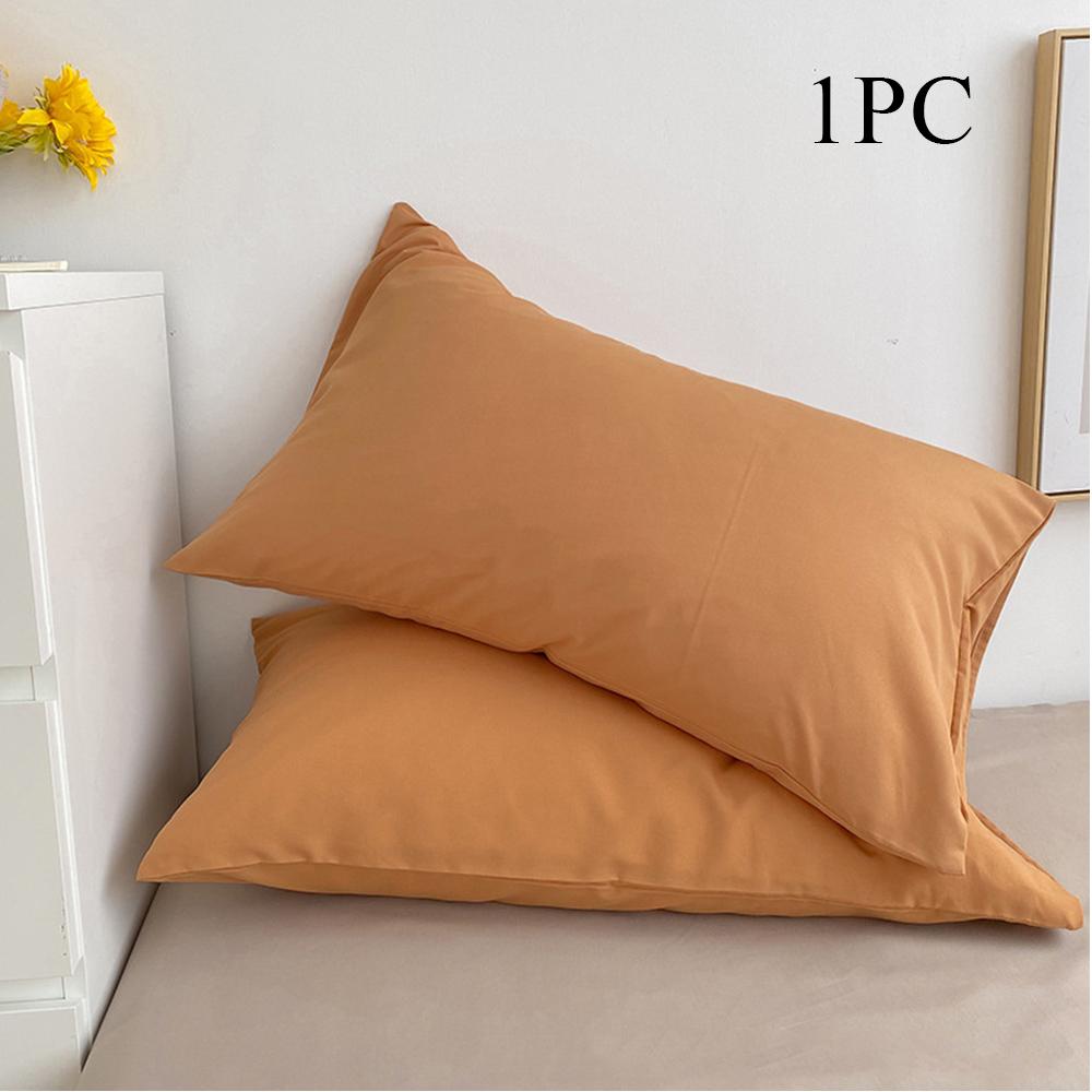 Cotton Pillowcase High-Quality Envelope Pillowcover Solid Color Pillow Case Bedding Sleep Pillow Cover Case 48x74