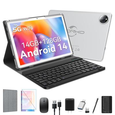 Последний 2024 Android 14 WIFI Расширяемый 4G LET T606 8000 мАч Большой Двойной GPS Android Для Онлайн Полный Комплект Аксессуаров Включен 10-дюймовый Планшет 2-в-1, Модель,