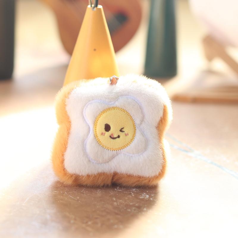 Милый милый гамбургер маленькая подвеска плюшевые игрушки кукла суши картофель фри хлеб круассан сумка подвесное украшение брелок