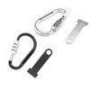 Topteng Helmet Lock Quick Release Buckle Fastener + T Bar for Motorcycle Scooter Biker Chrome Helmet Communication 7