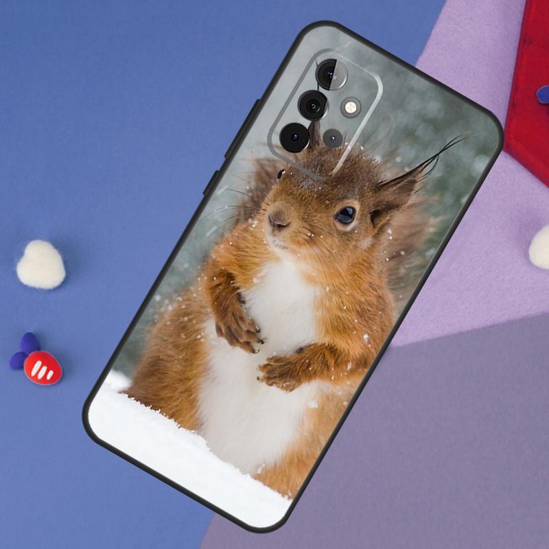 Мультяшный чехол-белка для Samsung Galaxy A55 A35 A32 A12 A22 A52 A06 A54 A34 A14 A56 A36 A26 A16 A13 A53 A15