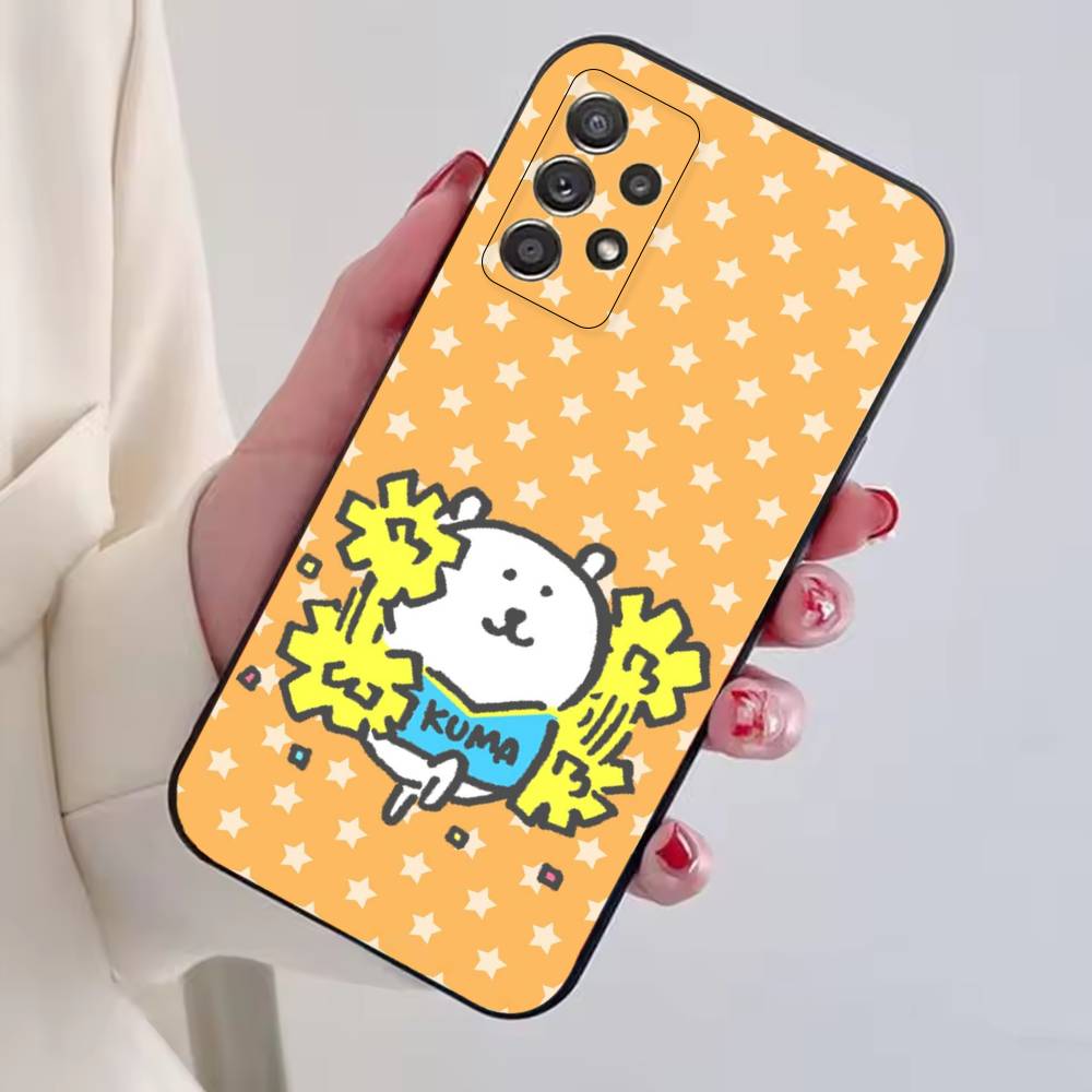 Funny Cartoon J-Joke B-Bear Phone Case Black Silicone Soft For Samsung S25,S24,S21,S22,S23,S30,Ultra,S20,Plus,Fe,Lite