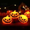 Жуткие Party Supplies для дома 3 шт. Хэллоуинский светодиодный тыквенный фонарь, Призрак подвесной Реалистичные Праздничные тематические реквизиты Декор для бара, Светящийся дом с привидениями