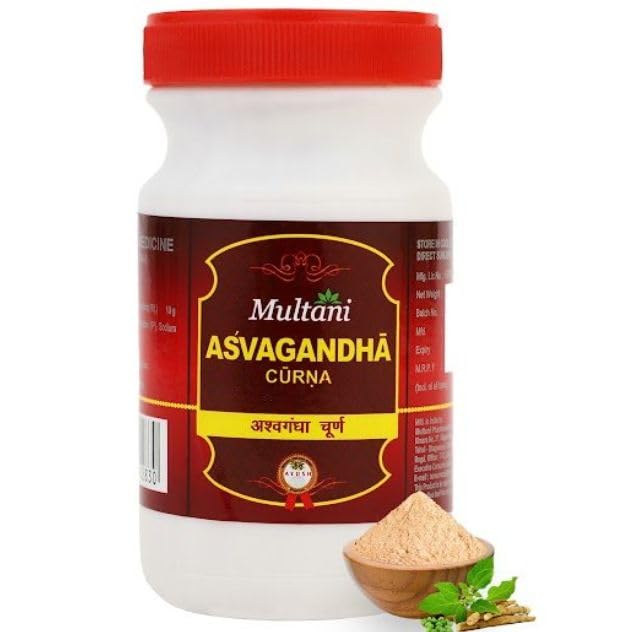 Порошок корня Ашваганды Multani 100 г Травяная добавка для здоровья для ежедневного питания, поддержки силы и образа жизни