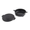 Weber Dutch Oven Duo Grill Cast Iron Plate, [2-Year Warranty]