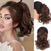 Synthetic Short Wavy Drawstring Ponytail Hair Extensions Clip Hairpieces For Women Natural Fake Pony Tail Heat Resistant