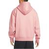 Nike Мужская толстовка с капюшоном Solo Swoosh на флисовой подкладке с застежкой-молнией и шнурком Stardust-Red DR0404-618