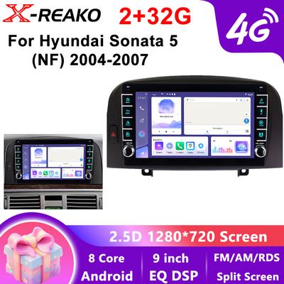Android 13 для Hyundai Sonata NF 2004 - 2008 Android Радио Стерео Видео Беспроводная Carplay Навигация Мультимедиа DSP WIFI+4G 8Core BT