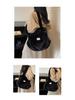 2025 Women's Fashionable Furry Crossbody Bag - High-Value, Casual, Niche Style Handbag