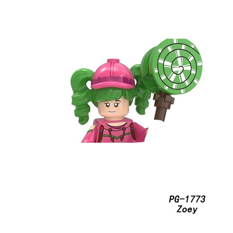 Популярный фильм 'Fortnite', экшн-мини-фигурки, скелетные воины, Зои, строительные блоки, детские игрушки, рождественские и новогодние подарки