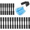 Mask Strap Extensions - Glife - Black - 20pcs - Silicone Ear Hook - Travel Mask