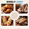 4 Pack Bread Proofing Basket Liner, 2 Pack 10 Inch Round Banneton Basket Cloth Cover & 2 Jar Covers, Natural Cotton Sourdough Proofing Liners for