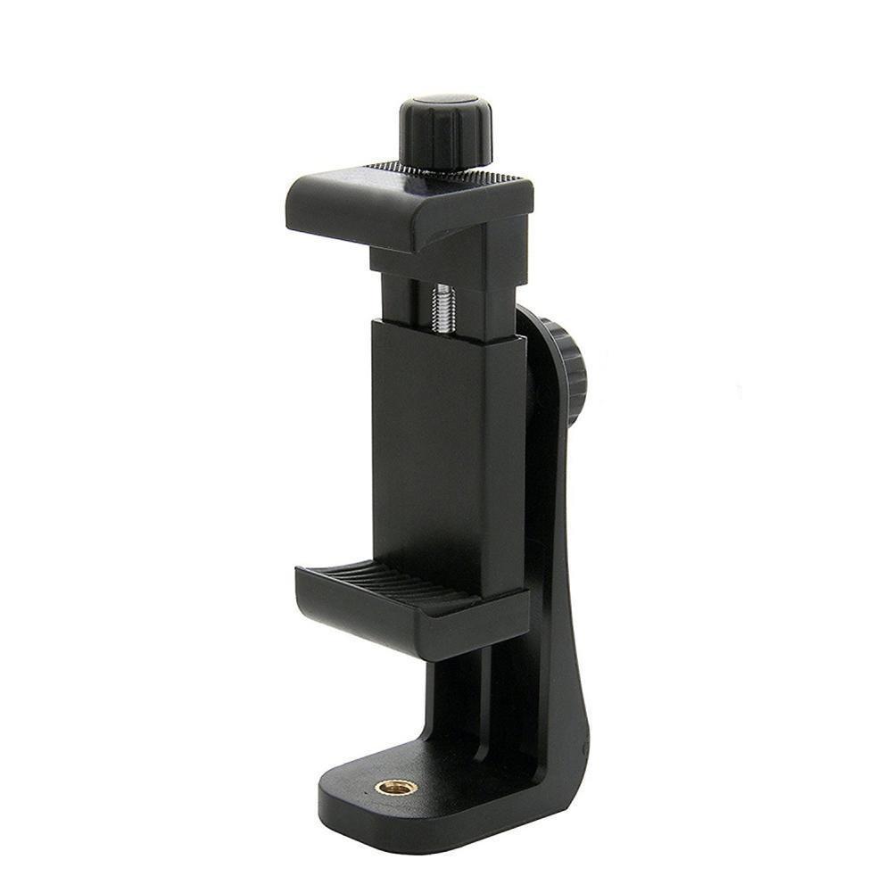 Универсальный адаптер для крепления на штативе с зажимом для мобильного телефона, совместимый с винтовым держателем для мобильного телефона, регулируемое вращение