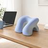 Face Down Nap Pillow, Ergonomic Memory Foam Nap Pillow, Desk Nap Pillow with Arm Hole, Washable Cover for Office School Desk Sleeping