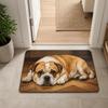 Diatomite Dog Pattern Doormat Quick-dry Bathroom Floor Mat Fun Diatomite Bath Rug  Entryway