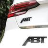 3D металлический логотип ABT, передняя решетка, боковое крыло, значок, багажник, багажник, эмблема, наклейка на автомобиль для Golf Passat Jetta Touareg Tiguan Polo A3 A4 A5 A6 Q3 Q5 Q7 TT