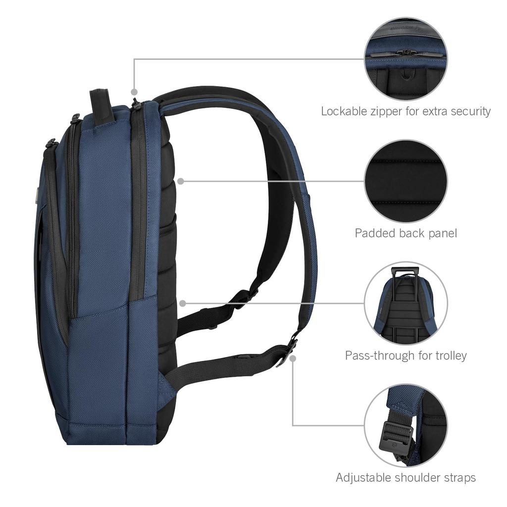 Altmont Professional Compact Laptop Backpack with Detachable Organizer Backpack Business Lightweight Durable Simple 15 Inch Device Compartment Storage